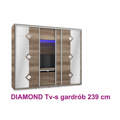 Diamond Tv-s gardrób 239 cm