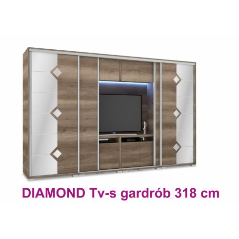 Diamond Tv-s gardrób 318 cm