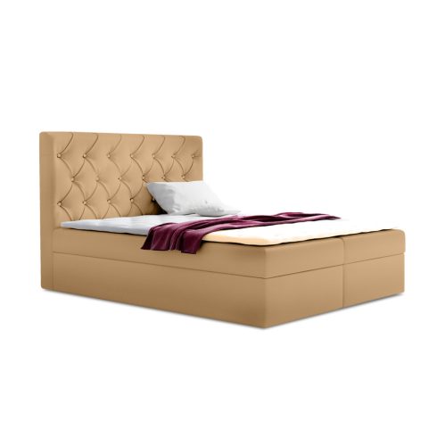 TYP56 boxspring ágy 160 cm bézs Fresh 3