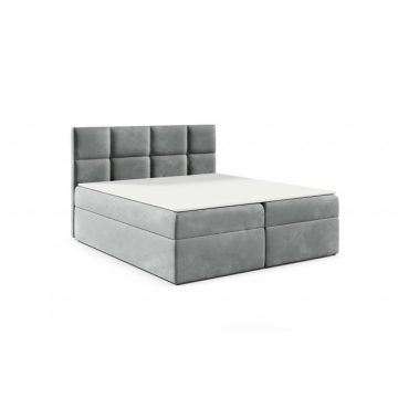 TYP57 boxspring ágy 160 cm szürke Trinity 14