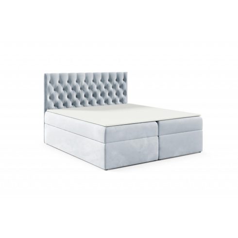 TYP58 boxspring ágy 140 cm világoskék Fresh 33