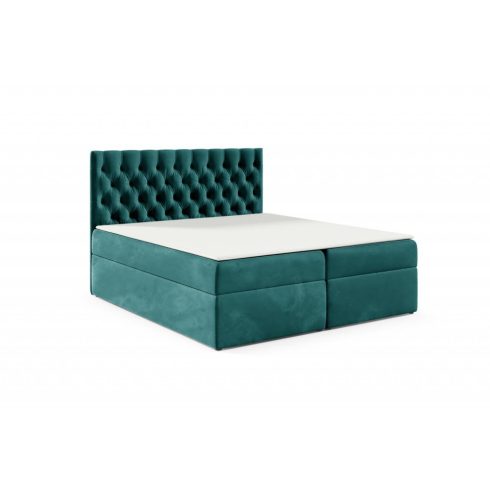 TYP58 boxspring ágy 140 cm türkiz zöld Fresh 30