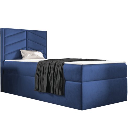 ST7 boxspring ágy 70cm kék Riviera 81