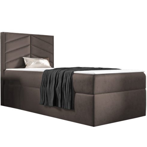 ST7 boxspring ágy 80cm sötétbarna Riviera 28