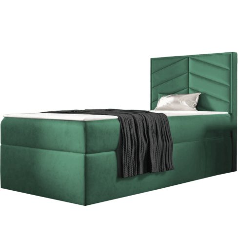 ST7 boxspring ágy 70cm kék Riviera 81