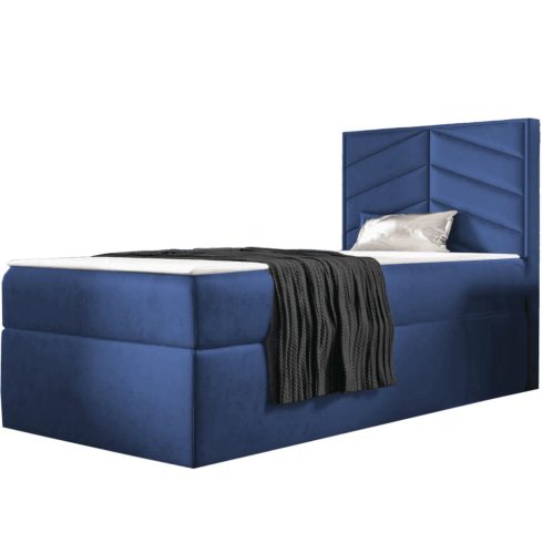 ST7 boxspring ágy 80cm kék Riviera 81