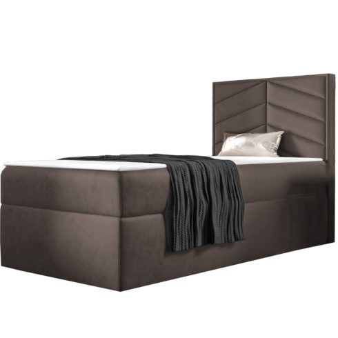 ST7 boxspring ágy 70cm sötétbarna Riviera 28