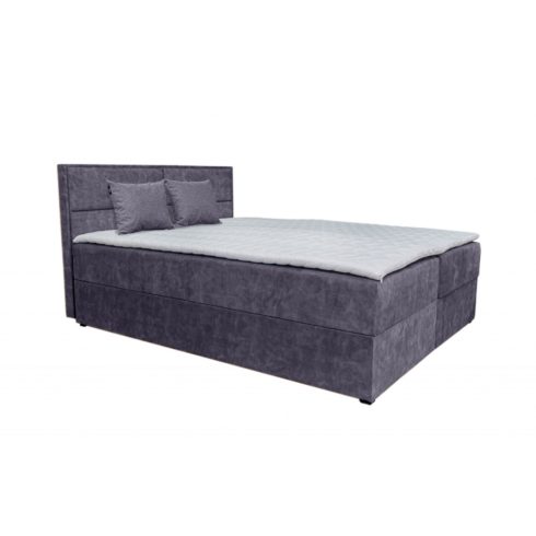 ARAMIS boxspring ágy 160 cm sötétszürke Country 15