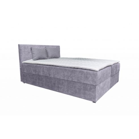 ATOS boxspring ágy 160 cm középszürke Country 17