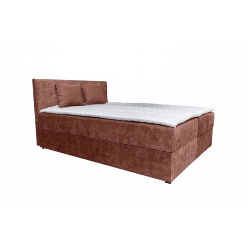 ATOS boxspring ágy 160 cm barna Country 07