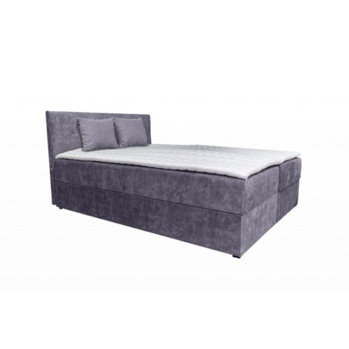 ATOS boxspring ágy 160 cm sötétszürke Country 15