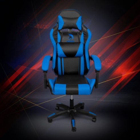 Warrior gamer szék, forgószék kék (GAMER-BASIC-1-BLUE)